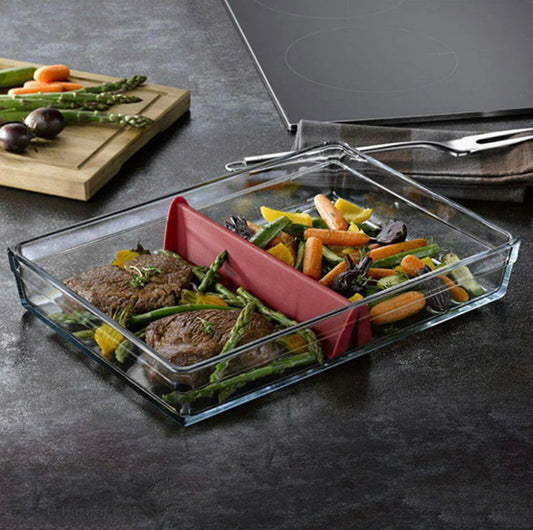 Large Rectangle 85 oz Roasting Dish -Oven to Table Borosilicate Glass