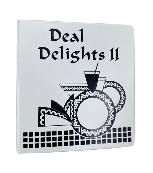 Deal Delights 2 Cookbook White