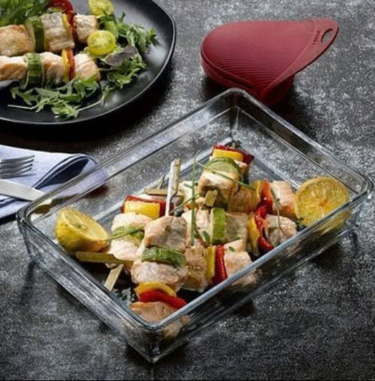 Small Rectangle Roasting Dish -Oven to Table Borosilicate Glass