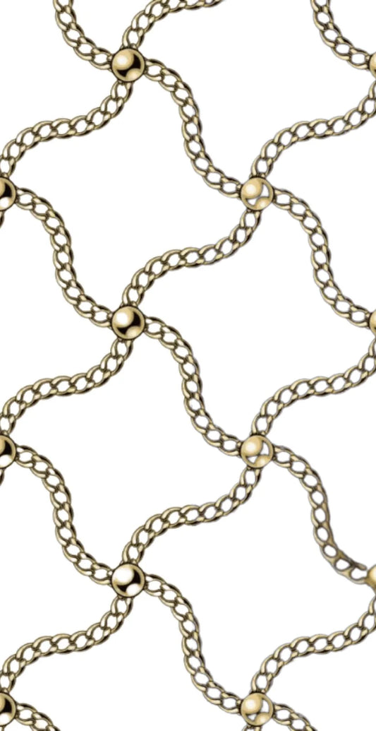 Crosshatch Chains Dinner/ Guest Napkins 16 Ct