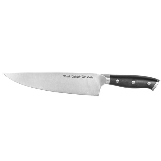Think Outside the Plate 8" inch Chef's Knife with Black Handle