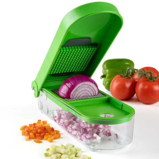 Deluxe Onion Chopper/ Dicer with Cleaning Grid