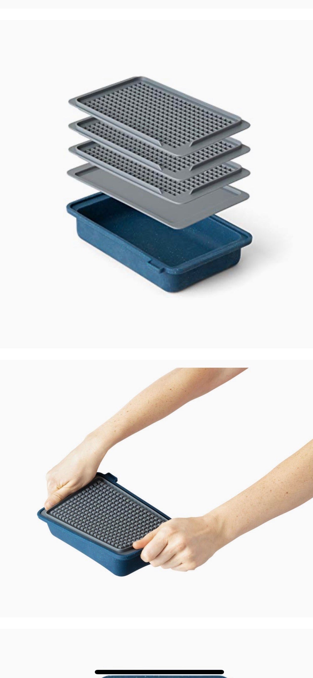 Crushed ice tray kit