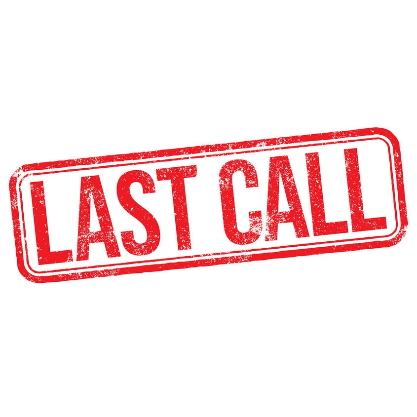 LAST CHANCE CLEARANCE