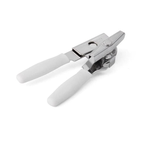 Classic Swing-A-Way Heavy Duty Can Opener -Stainless Steel - White Handles