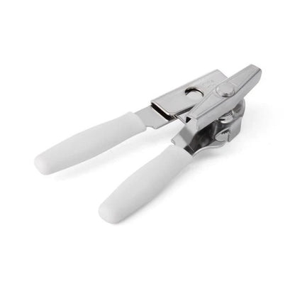 Classic Swing-A-Way Heavy Duty Can Opener -Stainless Steel - White Handles