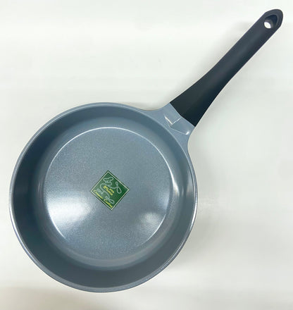 10" Inch Ceramic Non-Stick Fry Pan Diamond Cut - Black