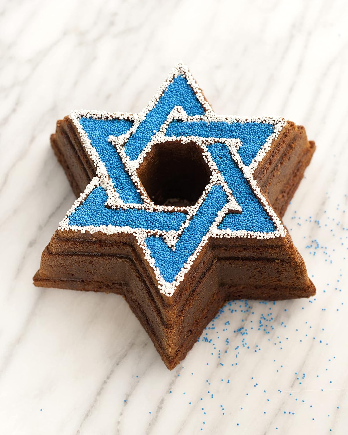 Star of David Bundt Pan - Heavy Duty Cast Aluminum