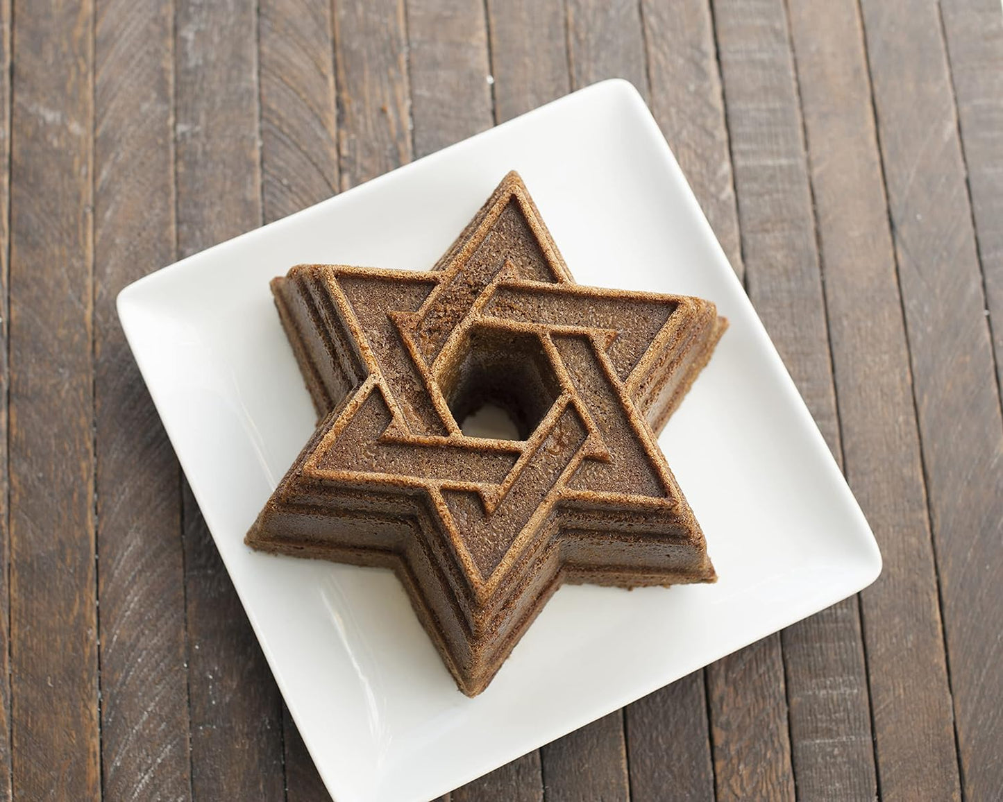 Star of David Bundt Pan - Heavy Duty Cast Aluminum
