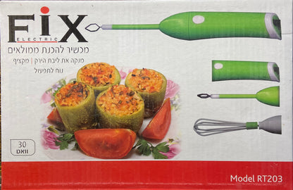 Stuffed Vegetable Mehshi Scooper Zucchini Corer Huller Machine -Motorized