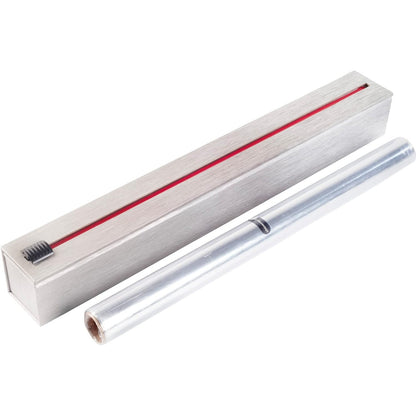 CLOSEOUT ChicWrap Reusable Aluminum Foil Dispenser with 30' ft Foil Roll -XL
