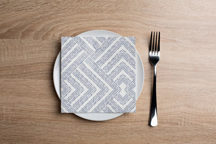 Geometric Diamond Cocktail Napkins 20 Ct