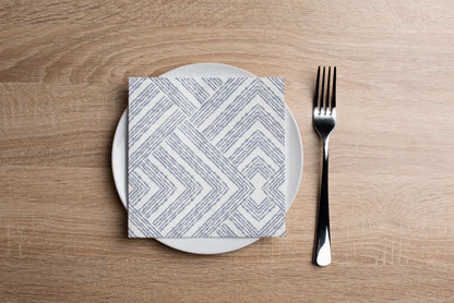 Geometric Diamond Cocktail Napkins 20 Ct
