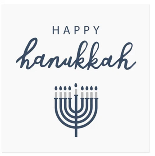 Happy Hanukkah Menorah Lunch/ Luncheon Napkins 20 Ct