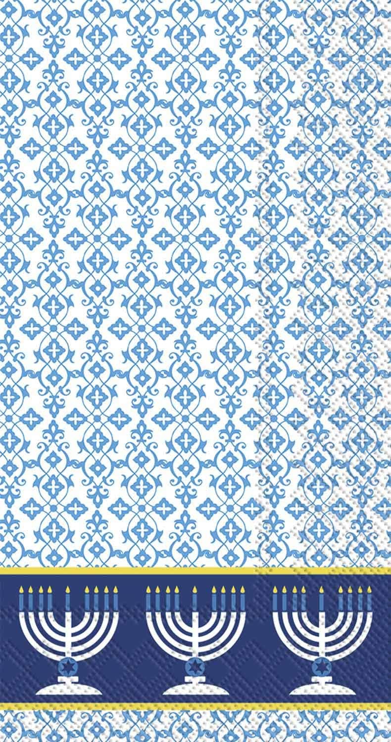 Festival of Lights Hanukkah Dinner/ Guest Napkins 16 Ct