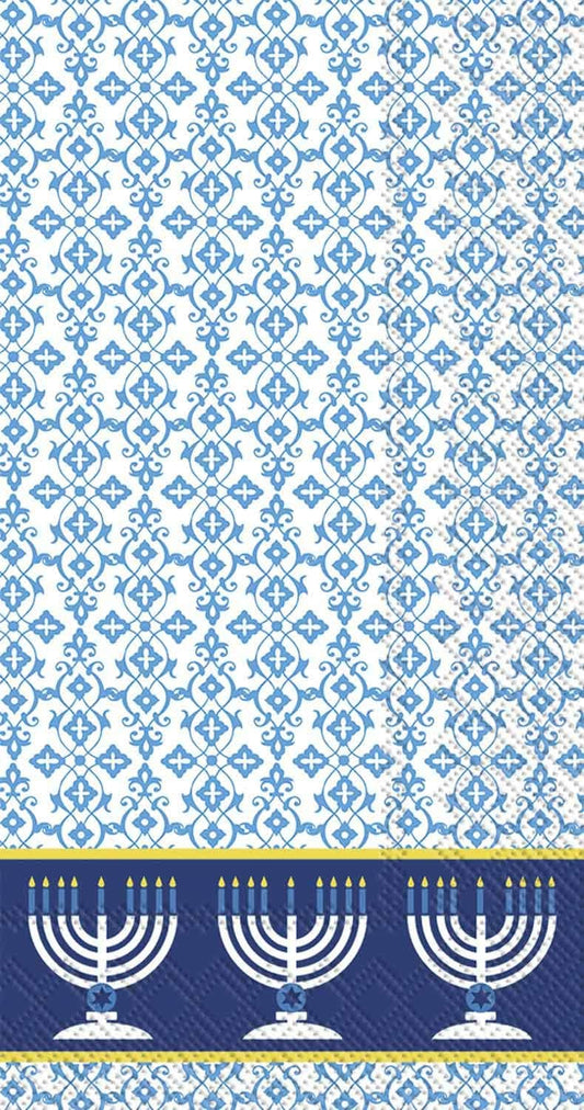 Festival of Lights Hanukkah Dinner/ Guest Napkins 16 Ct