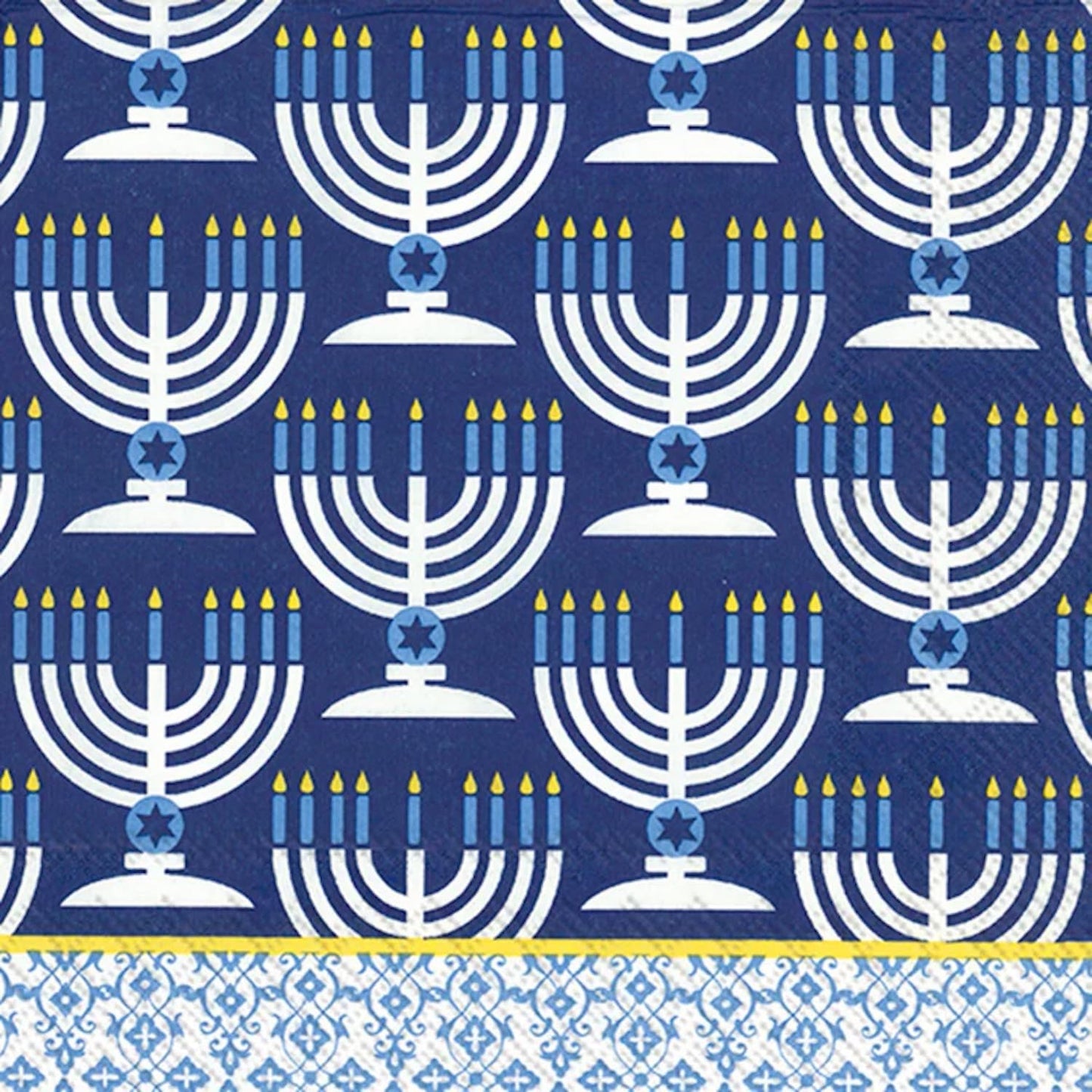 Festival of Lights Hanukkah Lunch/ Luncheon Napkins 20 Ct