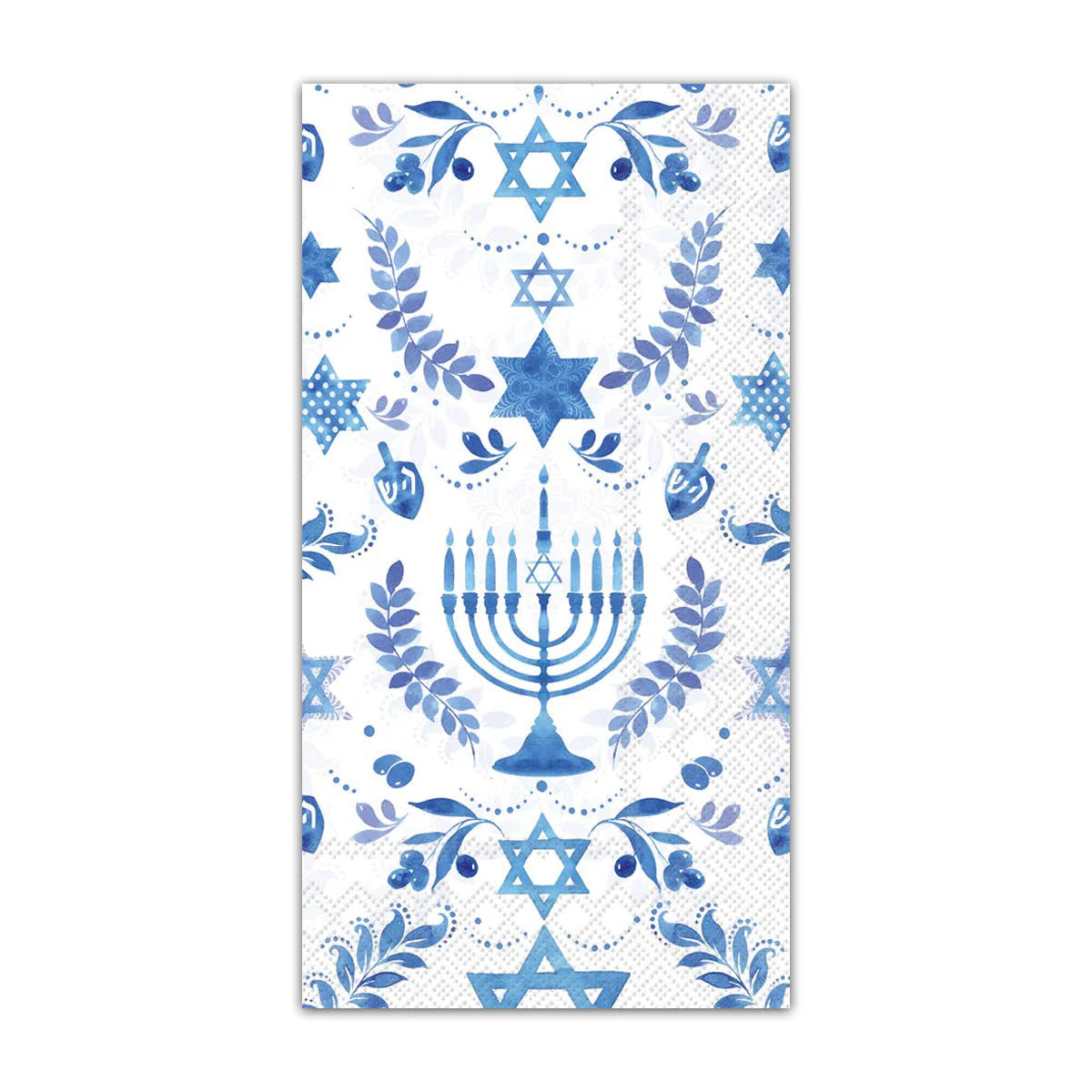 Festive Hanukkah Menorah Party Dinner/ Guest Napkins 16 Ct
