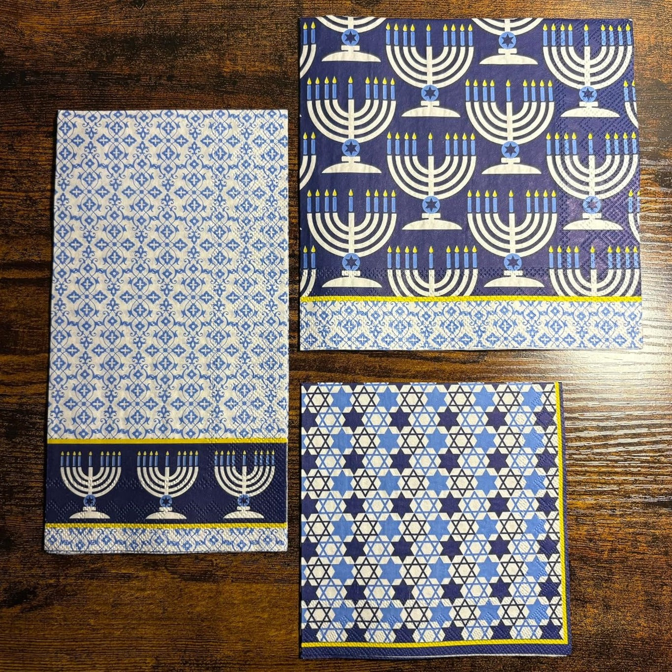 Festival of Lights Hanukkah Lunch/ Luncheon Napkins 20 Ct