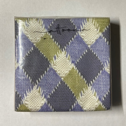 Green and Blue Plaid Cocktail Napkins 20 Ct