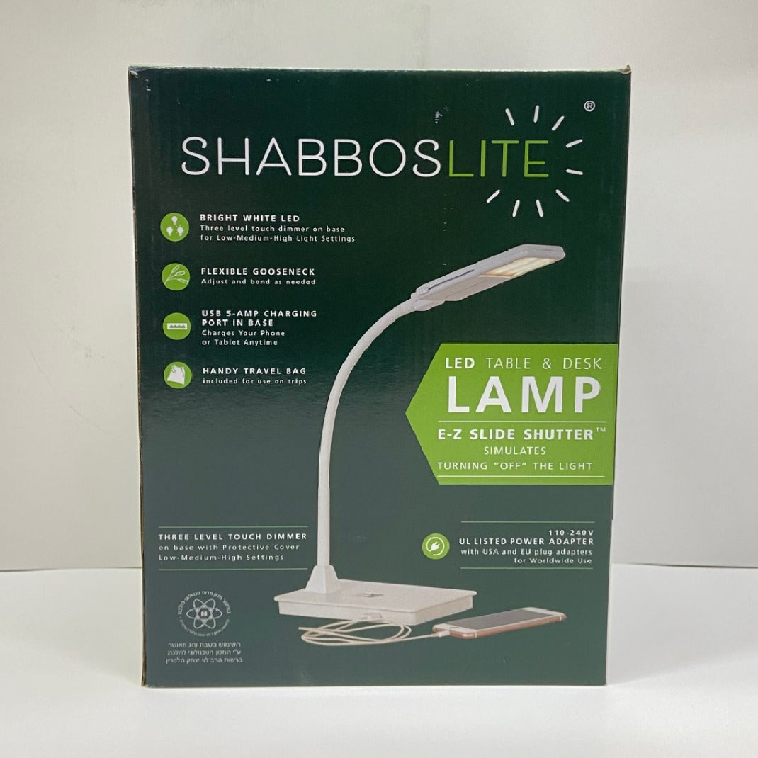 Shabbos Lite LED Gooseneck Table Lamp Kosher for Shabbat