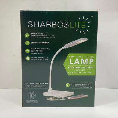Shabbos Lite LED Gooseneck Table Lamp Kosher for Shabbat