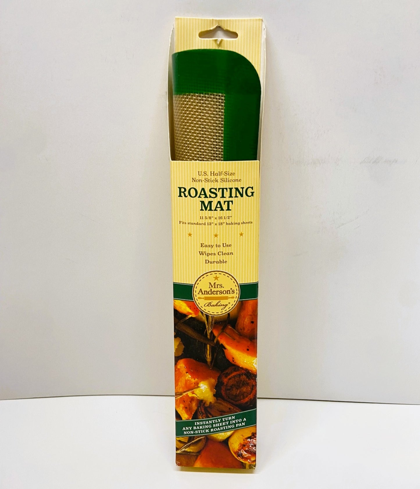 U.S. Half Size Non-Stick Silicone Baking/ Roasting Mat - 11 5/8" x 16 1/2"