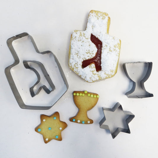 Chanukah Cookie Cutters 4pk