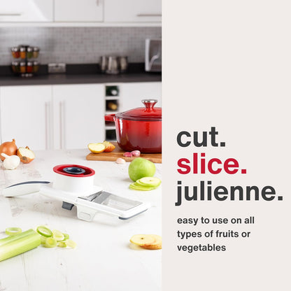 Easy Control Handheld Multi Slicer - Adjustable Thickness -Slice & Julienne