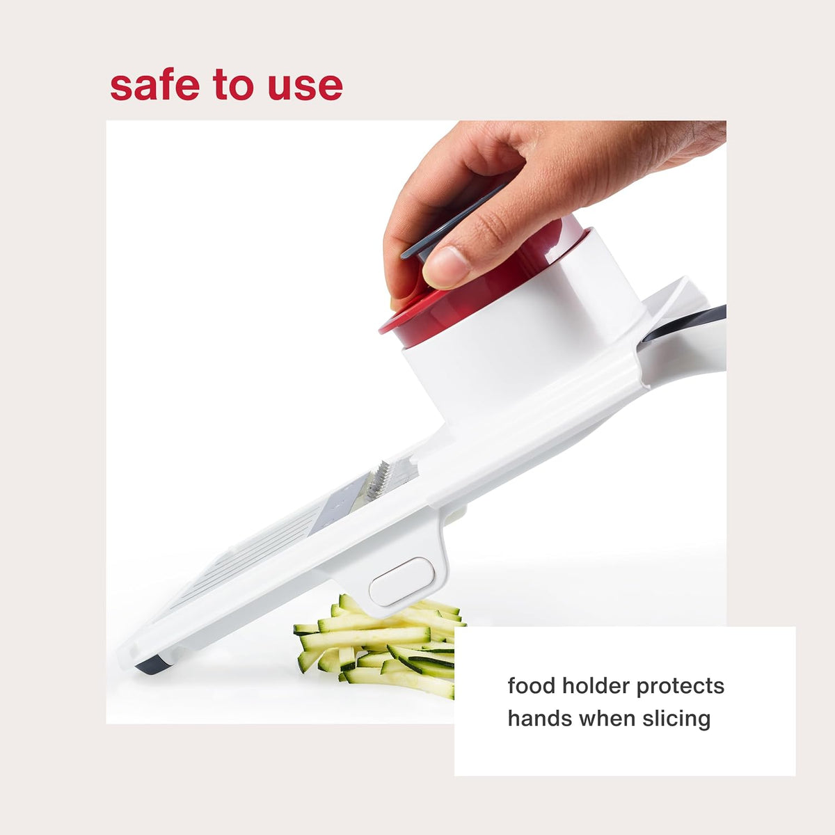 Easy Control Handheld Multi Slicer - Adjustable Thickness -Slice & Julienne
