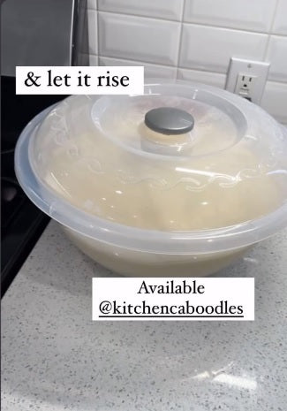 15 Liter Extra Large Challah Bowl with Cover