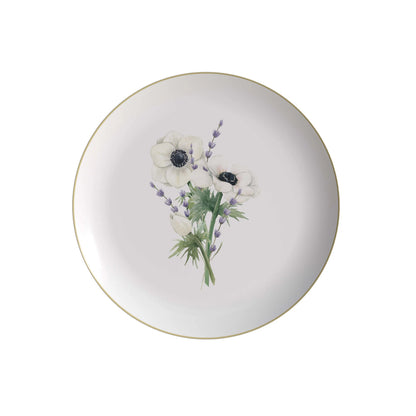 8 In. Earthtrends Anemone Paper Plates Salad/ Dessert Size 20 pk