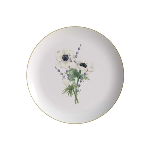 8 In. Earthtrends Anemone Paper Plates Salad/ Dessert Size 20 pk