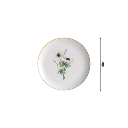 8 In. Earthtrends Anemone Paper Plates Salad/ Dessert Size 20 pk