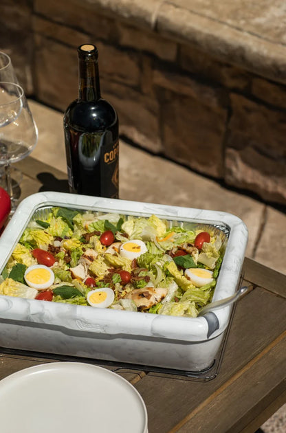 Fancy Panz Aluminum Foil Pan Carrier -Cover and Case for 8x8 Tins