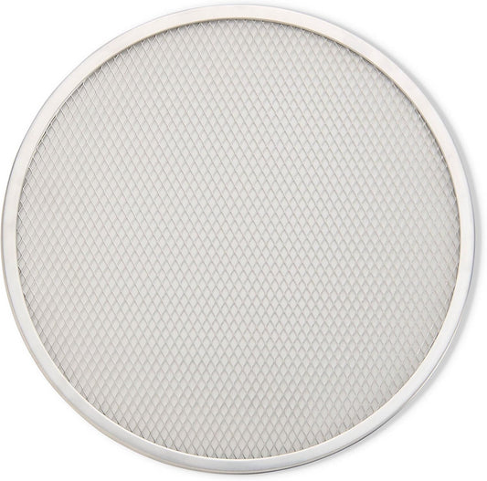 Aluminum 14" Pizza Baking Screen Crisper Crispy Crust - Oven Safe Anodized