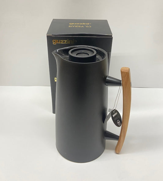 1 Liter Vacuum Flask Thermal Insulated Pitcher Coffee Carafe - Black