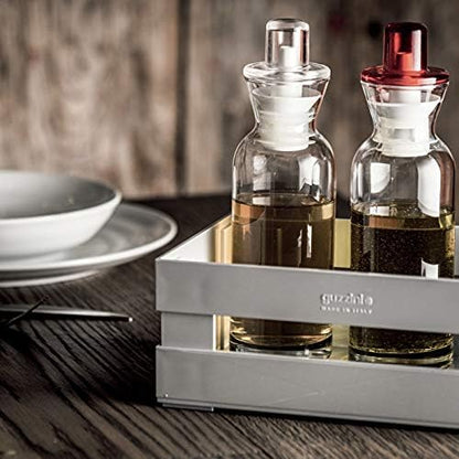 Perfect Dressing Oil/ Vinegar Cruet -Glass Bottle Pourer 8.5 oz
