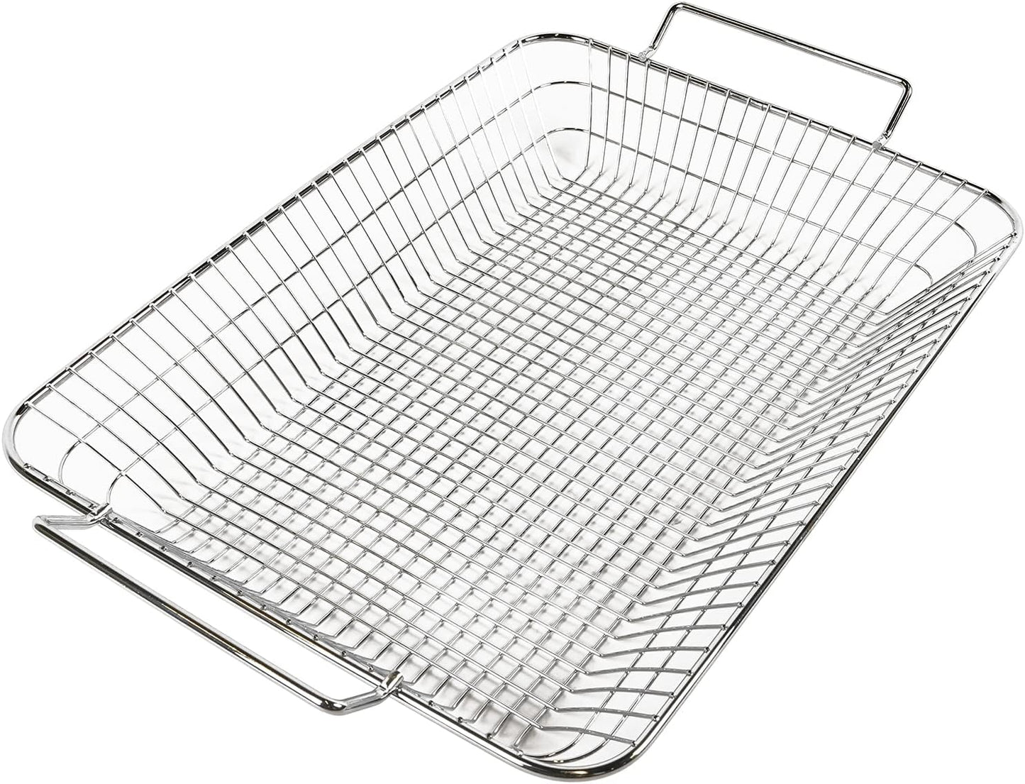 Barbecue Roaster Large Grill Basket with Dual Handles