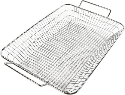 Barbecue Roaster Large Grill Basket with Dual Handles