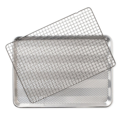 Naturals Prism US Half Sheet Baking Pan with Grid Rack 18" x 13"