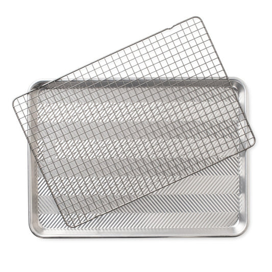 Naturals Prism US Half Sheet Baking Pan with Grid Rack 18" x 13"