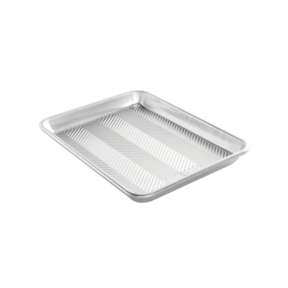 Naturals Prism Textured Aluminum Quarter Sheet Baking Pan 13" x 9.6"