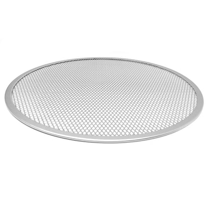 Aluminum 16" Pizza Baking Screen Crisper Crispy Crust - Oven Safe Anodized