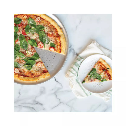 Aluminum 16" Hot Air Crisp Vented Pizza Pan/ Crisper - Oven Safe