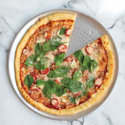 Aluminum 16" Hot Air Crisp Vented Pizza Pan/ Crisper - Oven Safe