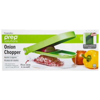 Deluxe Onion Chopper/ Dicer with Cleaning Grid