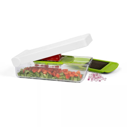 Deluxe Veggie Dice and Chop Chopper/ Dicer with 2 Cutting Options