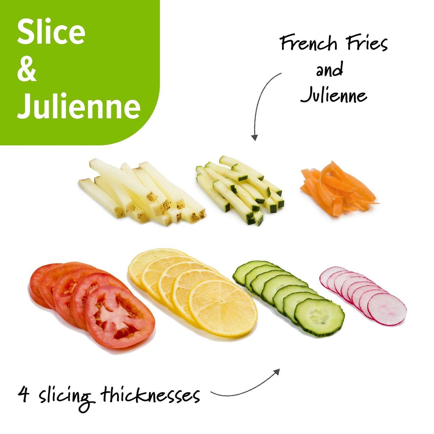 Prep Solutions Safety Prep Multi Slicer - 8 Settings - Perfect for Latkes