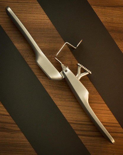 Stainless Steel Garlic & Ginger Press - Odor Free Hands, No Peel